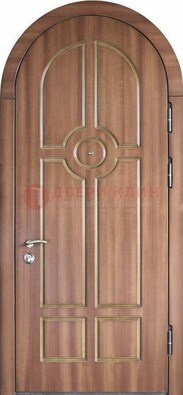Арочная дверь с отделкой массивом ДА-35 в Пензе