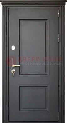 Чёрная дверь с МДФ ДМ-520 в Пензе