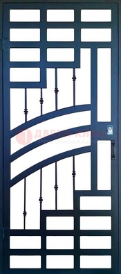 Современная металлическая решетчатая дверь ДР-38 в Пензе