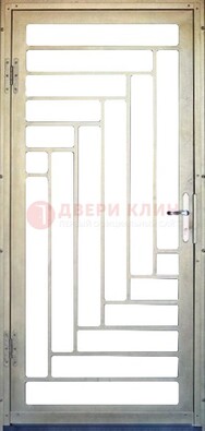 Железная решетчатая дверь с узором ДР-41 в Пензе