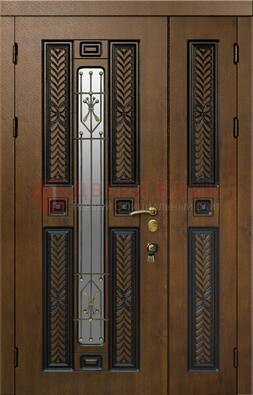 Полуторная входная дверь с виноритом ДВТ-169 в Пензе