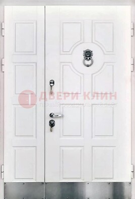 Белая входная дверь с виноритом ДВТ-246 в Пензе