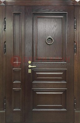 Полуторная металлическая дверь с виноритом ДВТ-253 в Пензе